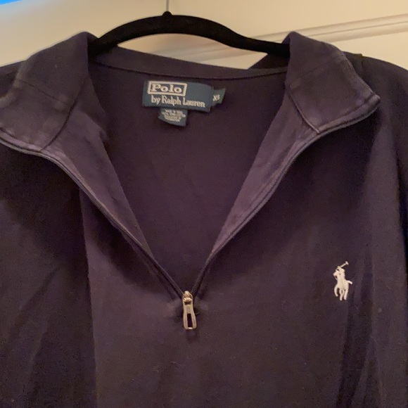 Polo Ralph Lauren navy polo longsleeve size XL - Picture 2 of 4